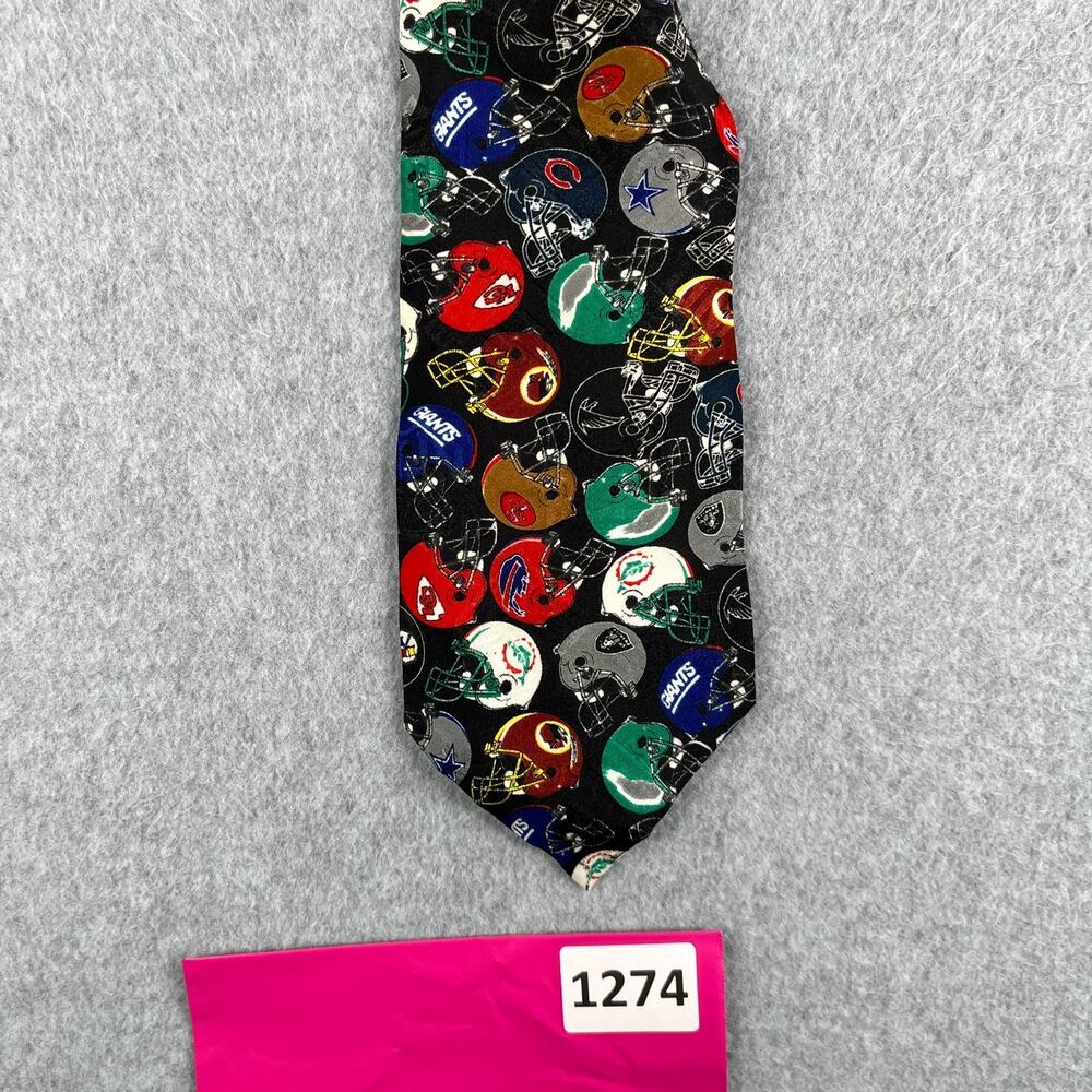 NFL Neck Tie Football Teams Helmets All Over Print Made In USA